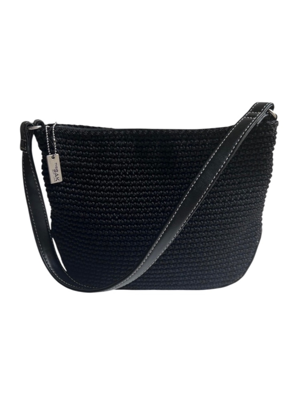 NWOT The SAK Elliott Lucca Black Woven Hand Bag